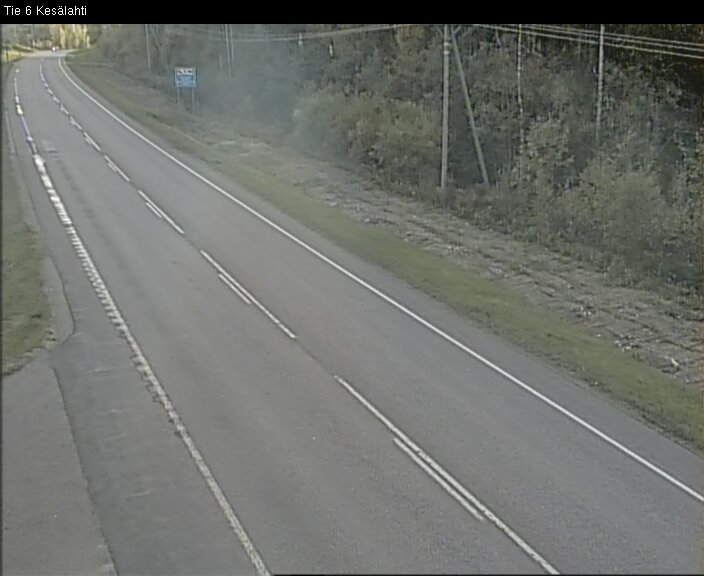 Weather Camera Image Road 6 Kitee, Kesälahti, Kitee, Pohjois-Karjala