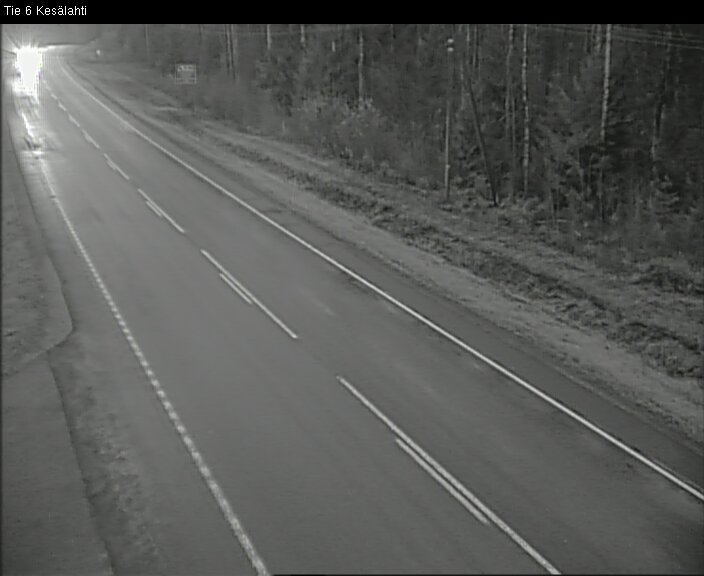 Weather Camera Image Road 6 Kitee, Kesälahti, Kitee, Pohjois-Karjala