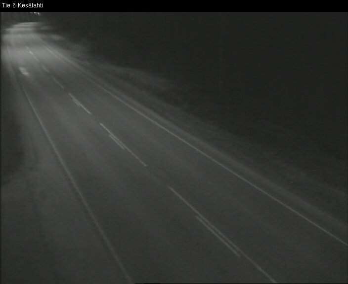 Weather Camera Image Väg 6 Kitee, Kesälax, Kitee, Pohjois-Karjala