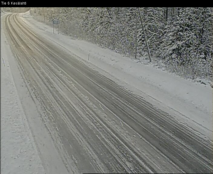 Weather Camera Image Road 6 Kitee, Kesälahti, Kitee, Pohjois-Karjala