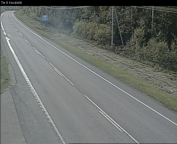 Weather Camera Image Road 6 Kitee, Kesälahti, Kitee, Pohjois-Karjala