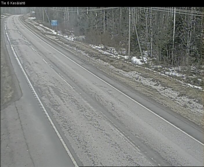 Weather Camera Image Road 6 Kitee, Kesälahti, Kitee, Pohjois-Karjala