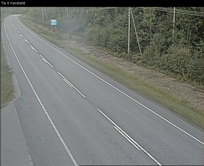 Weather Camera Image Road 6 Kitee, Kesälahti, Kitee, Pohjois-Karjala