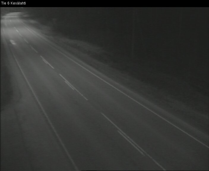 Weather Camera Image Väg 6 Kitee, Kesälax, Kitee, Pohjois-Karjala