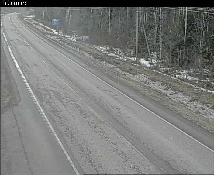 Weather Camera Image Road 6 Kitee, Kesälahti, Kitee, Pohjois-Karjala