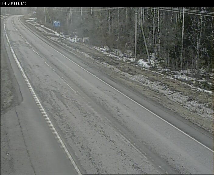 Weather Camera Image Road 6 Kitee, Kesälahti, Kitee, Pohjois-Karjala