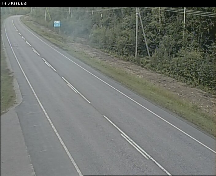 Weather Camera Image Road 6 Kitee, Kesälahti, Kitee, Pohjois-Karjala