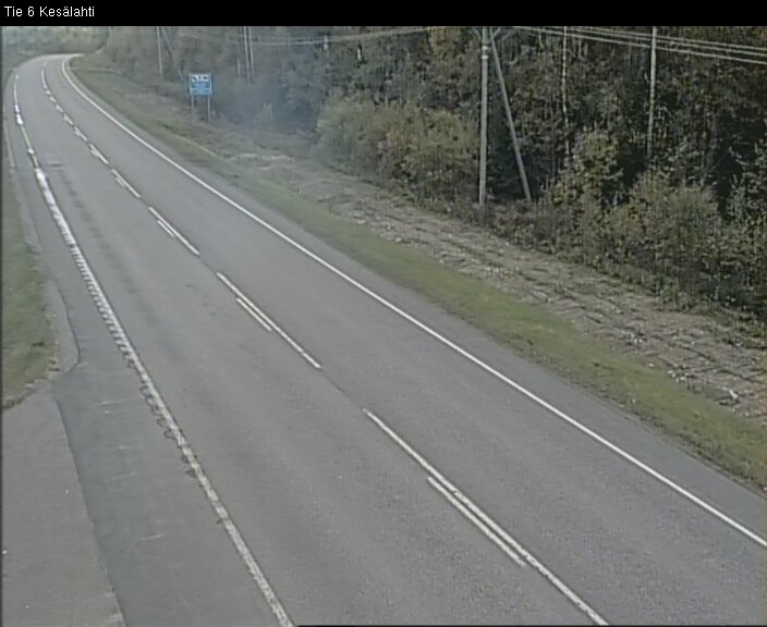 Weather Camera Image Road 6 Kitee, Kesälahti, Kitee, Pohjois-Karjala
