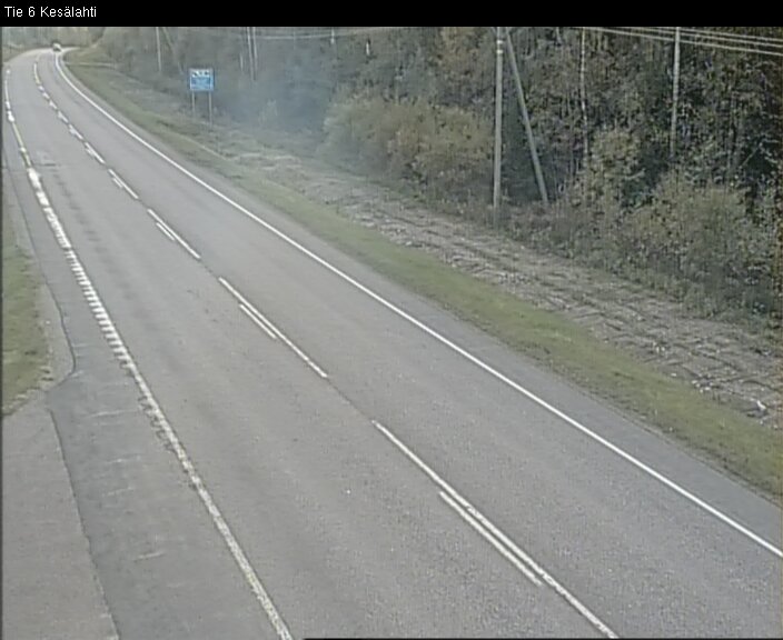 Weather Camera Image Road 6 Kitee, Kesälahti, Kitee, Pohjois-Karjala