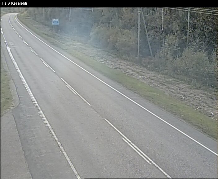 Weather Camera Image Road 6 Kitee, Kesälahti, Kitee, Pohjois-Karjala