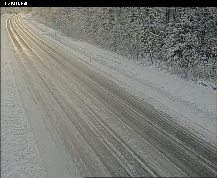 Weather Camera Image Road 6 Kitee, Kesälahti, Kitee, Pohjois-Karjala