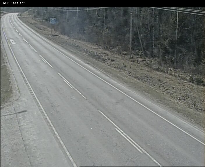 Weather Camera Image Väg 6 Kitee, Kesälax, Kitee, Pohjois-Karjala