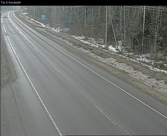 Weather Camera Image Väg 6 Kitee, Kesälax, Kitee, Pohjois-Karjala