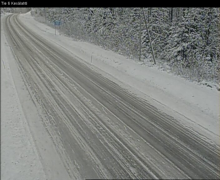 Weather Camera Image Road 6 Kitee, Kesälahti, Kitee, Pohjois-Karjala