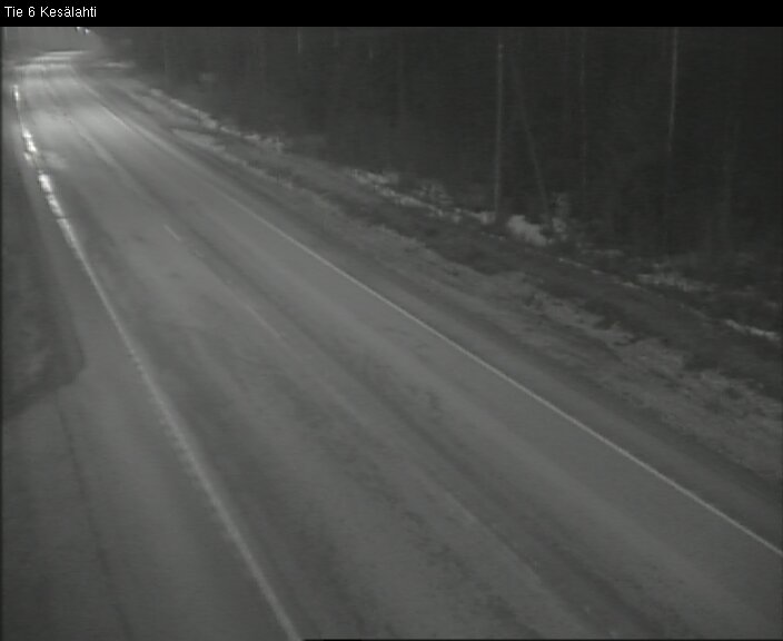 Weather Camera Image Road 6 Kitee, Kesälahti, Kitee, Pohjois-Karjala