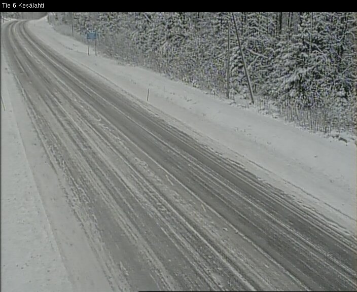 Weather Camera Image Road 6 Kitee, Kesälahti, Kitee, Pohjois-Karjala