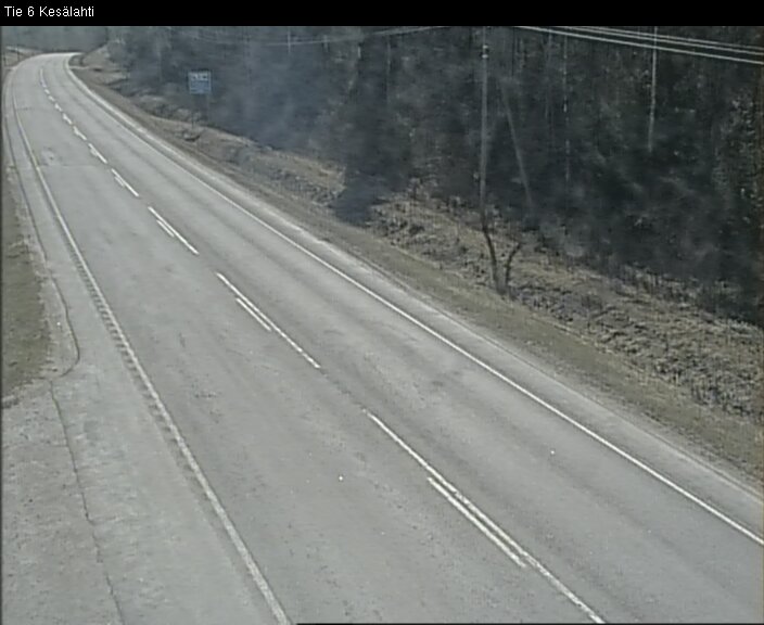 Weather Camera Image Väg 6 Kitee, Kesälax, Kitee, Pohjois-Karjala