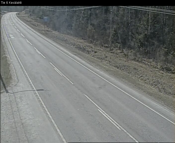 Weather Camera Image Väg 6 Kitee, Kesälax, Kitee, Pohjois-Karjala