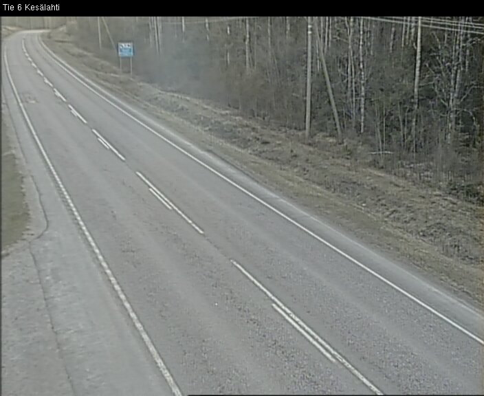 Weather Camera Image Väg 6 Kitee, Kesälax, Kitee, Pohjois-Karjala