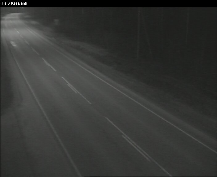Weather Camera Image Väg 6 Kitee, Kesälax, Kitee, Pohjois-Karjala
