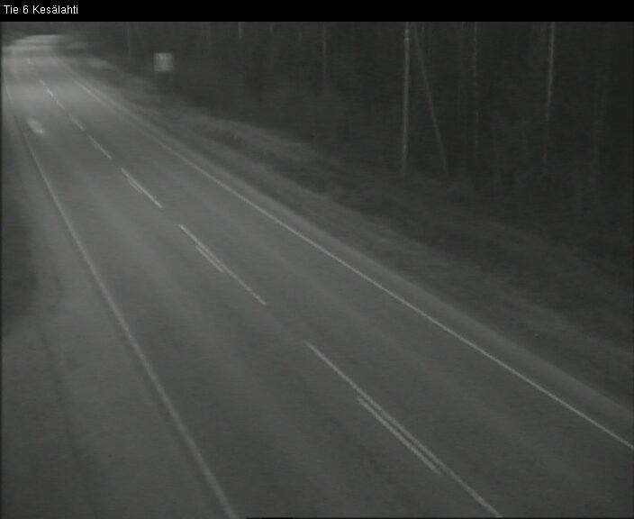 Weather Camera Image Road 6 Kitee, Kesälahti, Kitee, Pohjois-Karjala