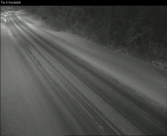 Weather Camera Image Väg 6 Kitee, Kesälax, Kitee, Pohjois-Karjala