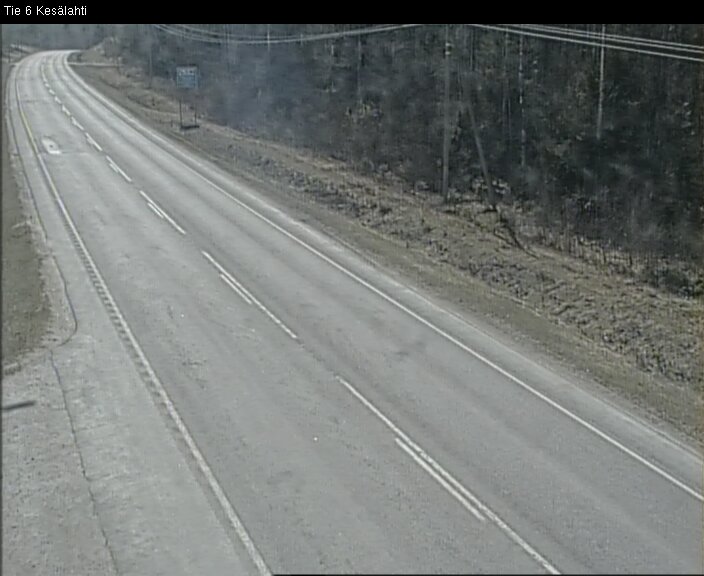 Weather Camera Image Väg 6 Kitee, Kesälax, Kitee, Pohjois-Karjala