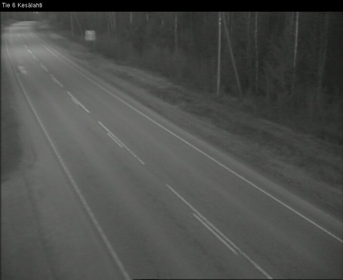 Weather Camera Image Road 6 Kitee, Kesälahti, Kitee, Pohjois-Karjala