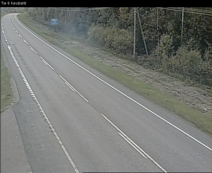 Weather Camera Image Road 6 Kitee, Kesälahti, Kitee, Pohjois-Karjala