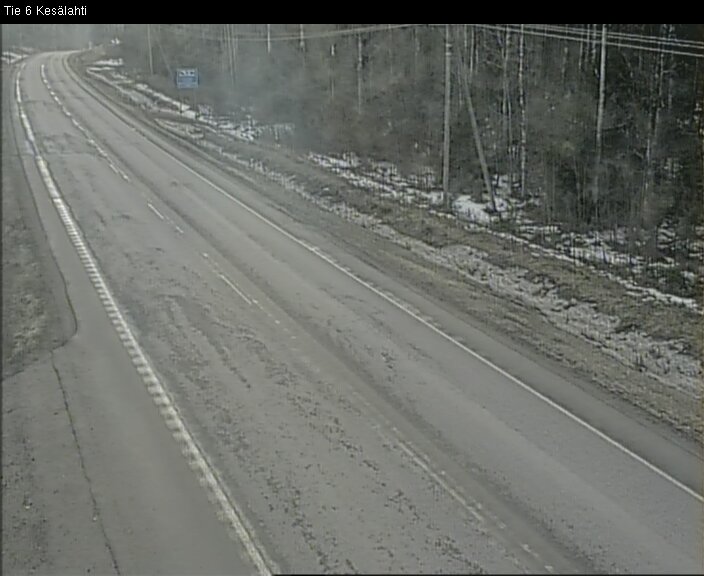 Weather Camera Image Road 6 Kitee, Kesälahti, Kitee, Pohjois-Karjala