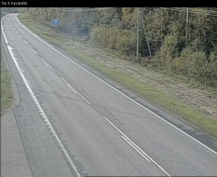 Weather Camera Image Road 6 Kitee, Kesälahti, Kitee, Pohjois-Karjala