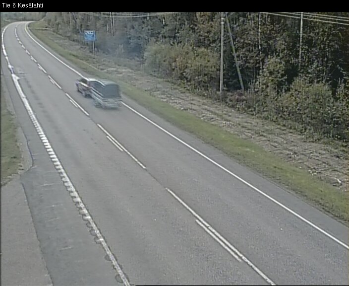 Weather Camera Image Road 6 Kitee, Kesälahti, Kitee, Pohjois-Karjala