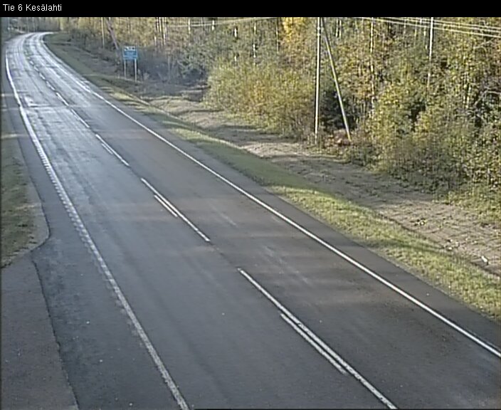 Weather Camera Image Road 6 Kitee, Kesälahti, Kitee, Pohjois-Karjala
