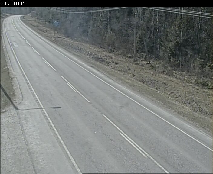 Weather Camera Image Väg 6 Kitee, Kesälax, Kitee, Pohjois-Karjala