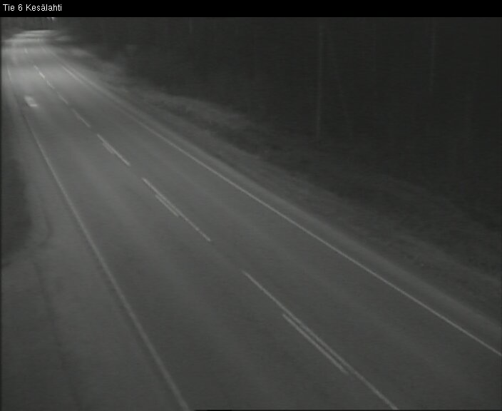 Weather Camera Image Väg 6 Kitee, Kesälax, Kitee, Pohjois-Karjala