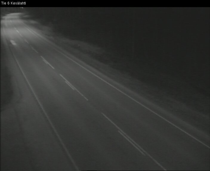 Weather Camera Image Väg 6 Kitee, Kesälax, Kitee, Pohjois-Karjala