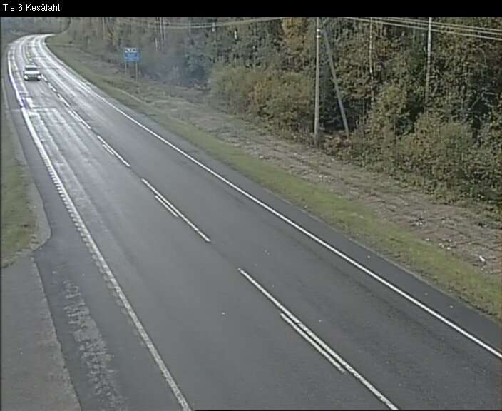 Weather Camera Image Väg 6 Kitee, Kesälax, Kitee, Pohjois-Karjala