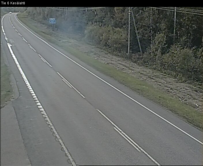 Weather Camera Image Road 6 Kitee, Kesälahti, Kitee, Pohjois-Karjala