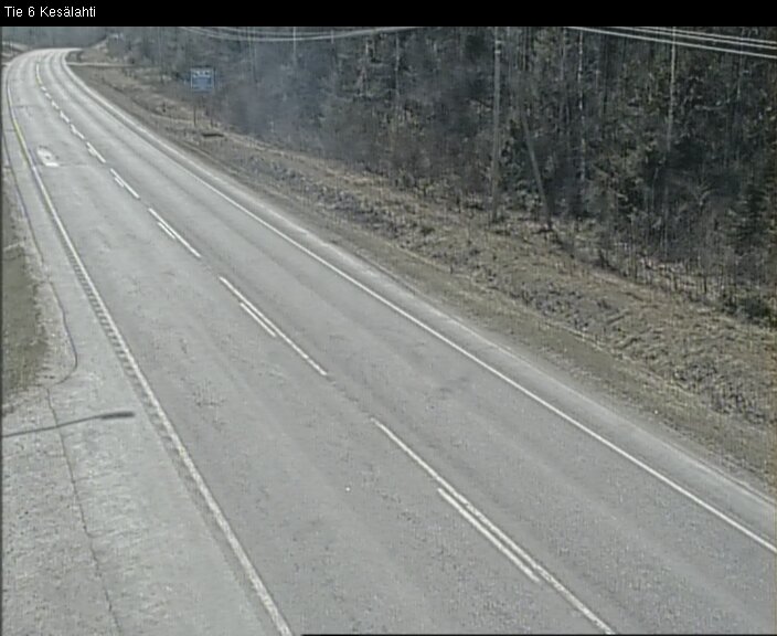 Weather Camera Image Väg 6 Kitee, Kesälax, Kitee, Pohjois-Karjala