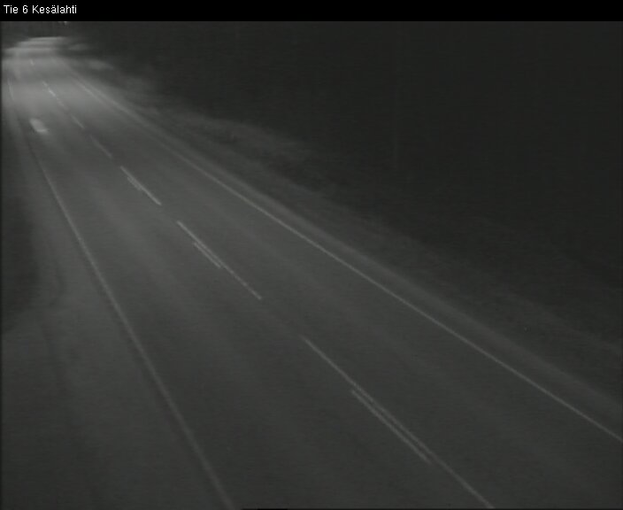 Weather Camera Image Väg 6 Kitee, Kesälax, Kitee, Pohjois-Karjala