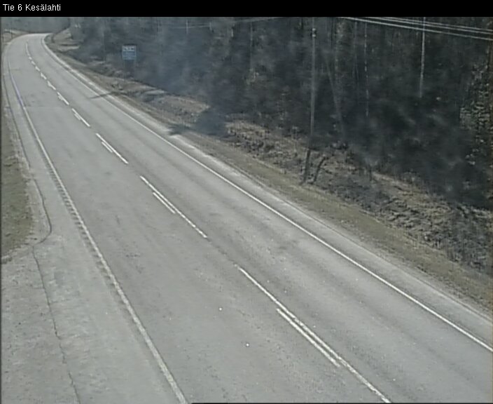 Weather Camera Image Väg 6 Kitee, Kesälax, Kitee, Pohjois-Karjala