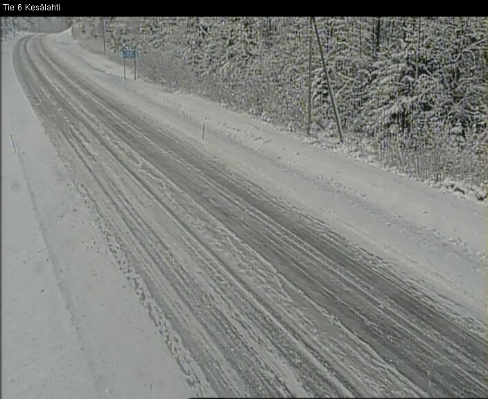Weather Camera Image Väg 6 Kitee, Kesälax, Kitee, Pohjois-Karjala