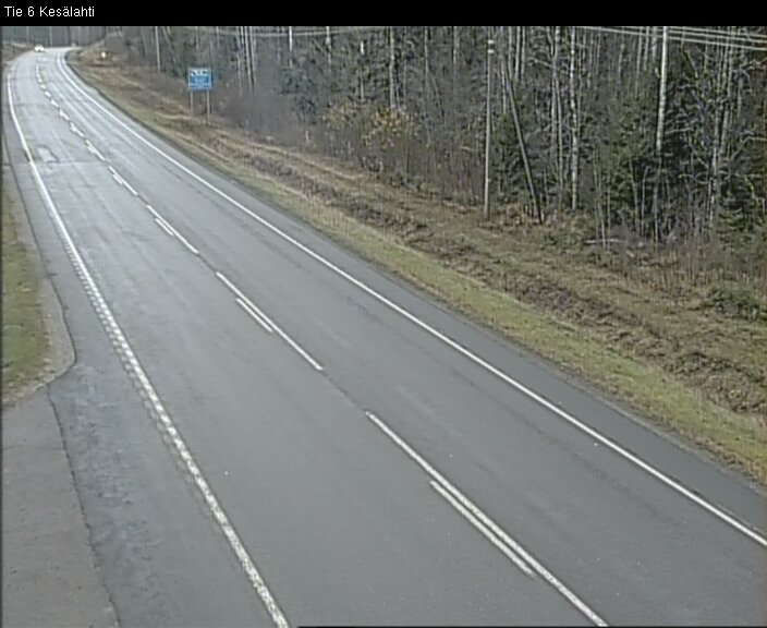 Kelikamerat Kuva Tie 6 Kitee, Kesälahti, Kitee, Pohjois-Karjala