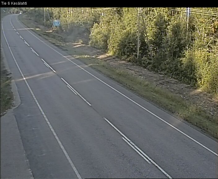 Weather Camera Image Road 6 Kitee, Kesälahti, Kitee, Pohjois-Karjala
