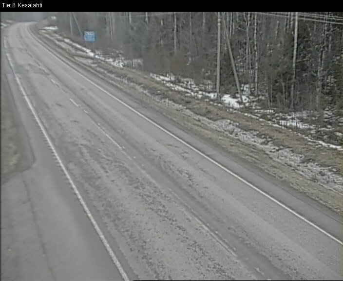 Weather Camera Image Road 6 Kitee, Kesälahti, Kitee, Pohjois-Karjala