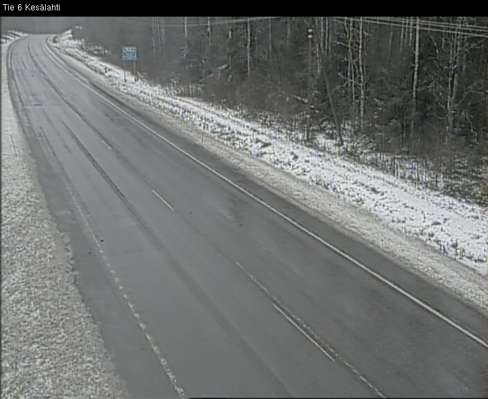 Weather Camera Image Väg 6 Kitee, Kesälax, Kitee, Pohjois-Karjala