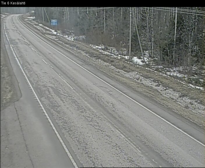 Weather Camera Image Road 6 Kitee, Kesälahti, Kitee, Pohjois-Karjala