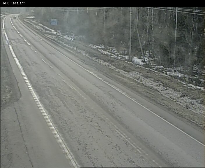 Weather Camera Image Road 6 Kitee, Kesälahti, Kitee, Pohjois-Karjala