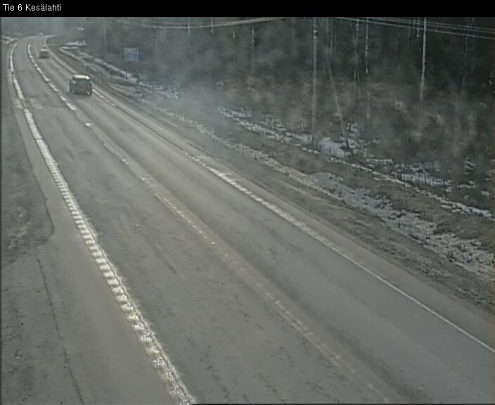 Weather Camera Image Road 6 Kitee, Kesälahti, Kitee, Pohjois-Karjala