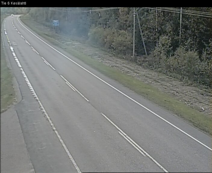 Weather Camera Image Road 6 Kitee, Kesälahti, Kitee, Pohjois-Karjala